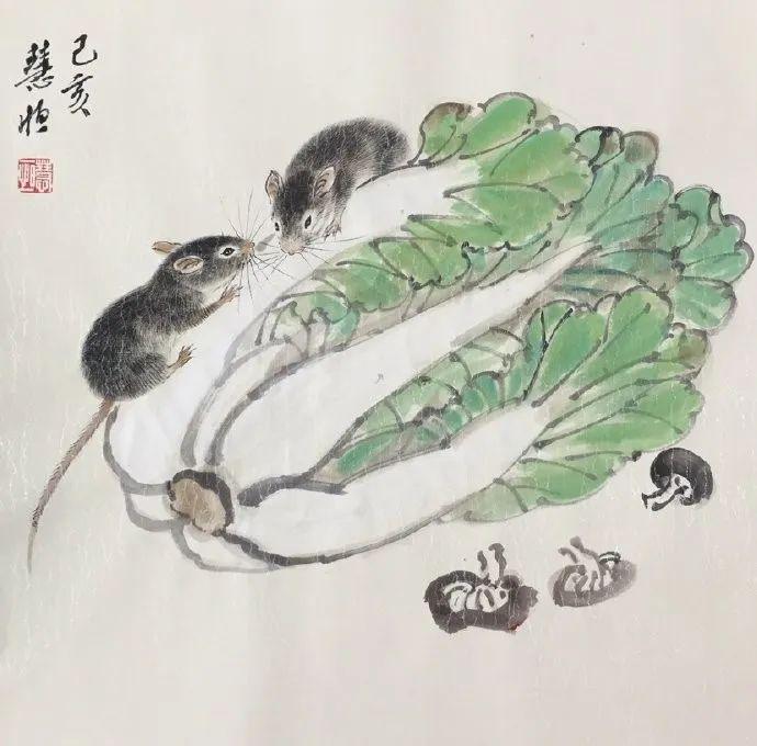 最新鼠寫意畫，靈動(dòng)筆觸展現(xiàn)生肖魅力